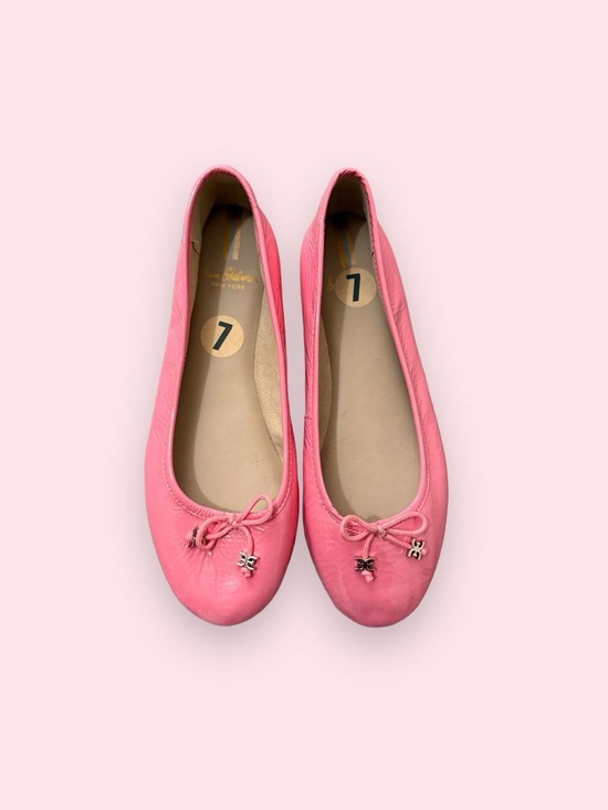 Sam Edelman Shoes - Sam Edelman pink ballet flats with bow detail, size US 7
